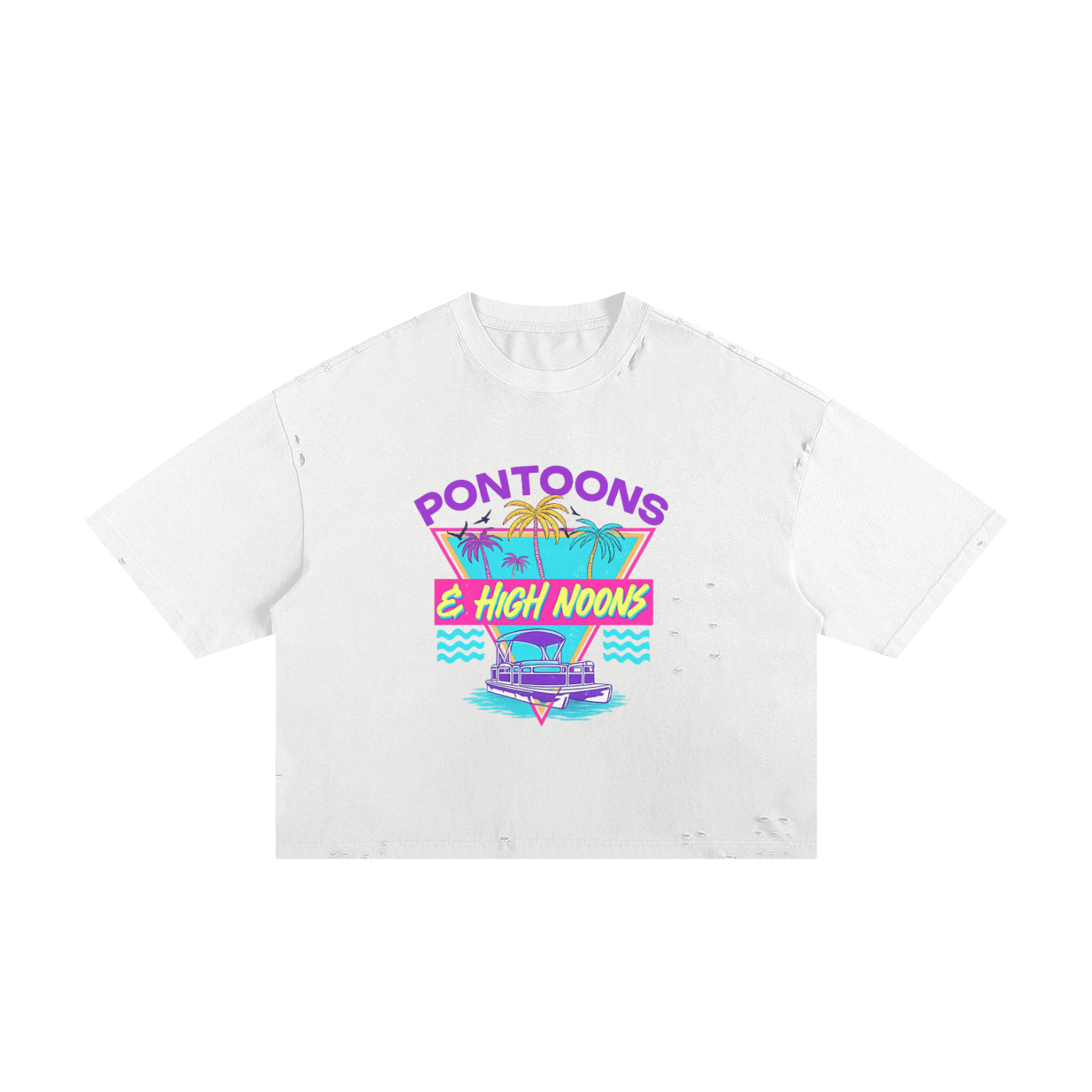 Classic Frayed Boxy Tee