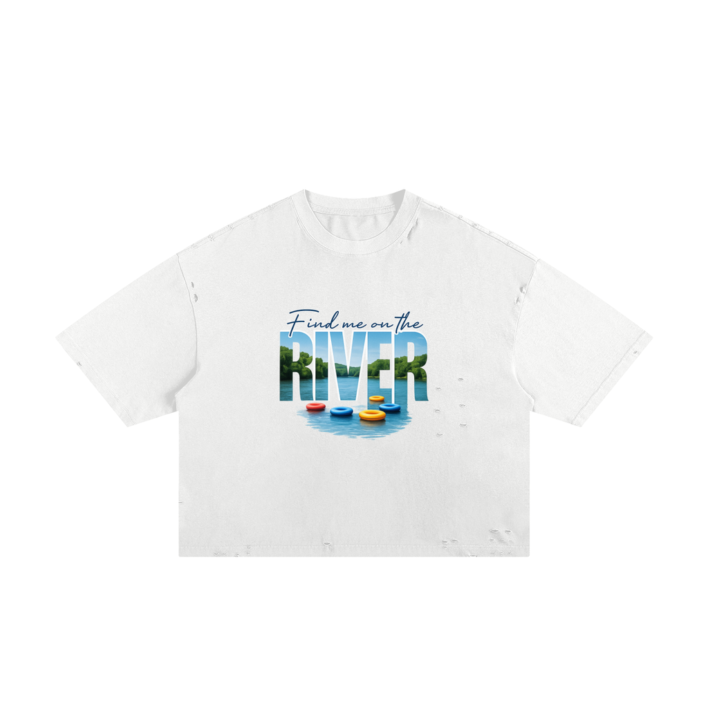Classic Frayed Boxy Tee